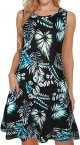 Women's Summer Dresses 2025 Beach Casual Sleeveless Floral Print Tank Loose Sundress with Pocket