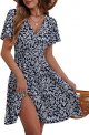 Sundresses for Women 2025 Floral Summer Elegant Beach Classy Fashion Casual Outfit Plus Size
